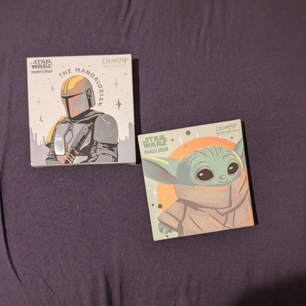 Colourpop Mandalorian and The Child 9 pan Palettes